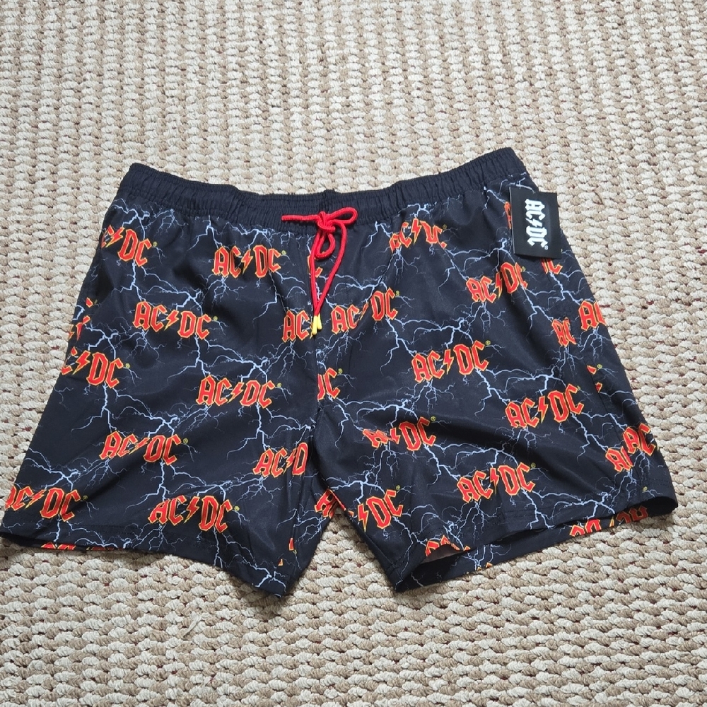 ACDC AC/DC Thunder Clap XL 40 / 42 Rock Band Board Shorts
